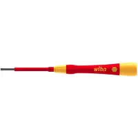 Wiha Elektriker, VDE, Elektronik och finmekanik Spårskruvmejsel Klingbredd: 1.5 mm Klinglängd: 50 mm