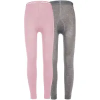 Ewers Leggings gråmelerad / rosa / vit