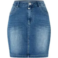 Timezone Kjol 'Mara' blå denim
