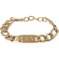Armani Exchange guldfärgat pansararmband AXG0078710