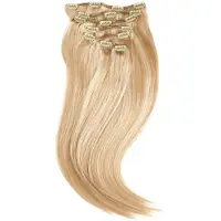 Rapunzel of sweden Classic Clip-ins Straight / Medium Volume / 7 pieces M7.5/10.8 Scandinavian Blonde 40 cm Löshår 100 g