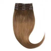 Rapunzel of sweden Classic Clip-ins Straight / Light Volume / 3 pieces Natural Brown ColorMelt C2.2/5.1 40 cm Löshår 52.5 g