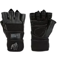 Gorilla wear Dallas Wrist Wrap Gloves, black, xlarge
