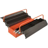 Bahco 1497MBF550 Verktygslåda (tom) Metall Svart/orange