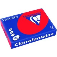 Clairefontaine 80g A4 papper | korallröd | 8175PC | 500 ark