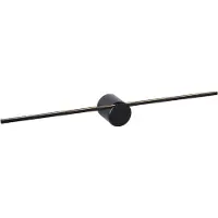 Lucide Vägglampa Mizar, Svart, Badrum, Aluminium / grå / zink, Vägglampa, sänglampa, sänglampa vägg
