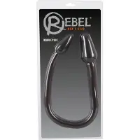 Rebel Dubbel Plug - dubbelkonad analdildo (svart)