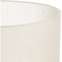 Helam Lampskärm Alba, Ø 45 cm, E27, ecru Alba , Creme / bärnsten, Vardagsrum / matsal, Textil / tyger / siden