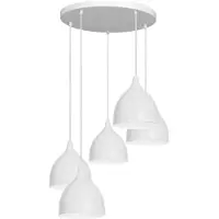 Luminex Hänglampa Nanu , dimbar, Aluminium / grå / zink, Vardagsrum / matsal, Metall, Pendellampa