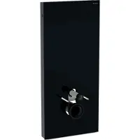 Geberit Cistern 114 cm glas svart för väggmonterat toalett