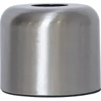 Star Trading lampfot borstad metall Glans 10cm E27