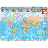 Educa Pussel politisk karta EDUCA - 1500 bitar