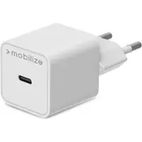 Mobilizera Mobilize väggladdare USB-C 20W med PD/PPS vit