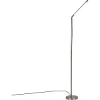 QAZQA Modern golvlampa stål inkl. LED - Berdien