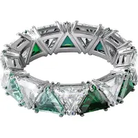 Swarovski Millenia Cocktail Triangelformad Klippt Kristallring Damringar Grön 5608529 55