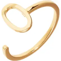 Design Letters Ring Gold A-Z O