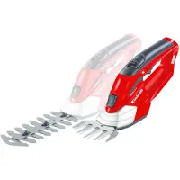 Einhell 3410381, 8,5 cm, 8 mm, Svart, Metallisk, Röd, Litium-Ion (Li-Ion), 7,2 V, 2 h