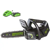 Greenworks Elkedjesåg GD40CS18K4; 40 V; 1x4,0 Ah; 40 cm band