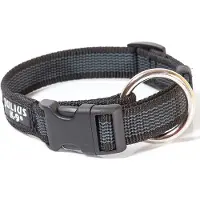 Julius-K9 K9 C&G halsband, svart/grå, 20mm/27-42cm
