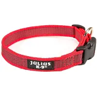 Julius-K9 K9 C&G halsband, röd/grå, 20 mm/27–42 cm