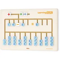 Viga Sensorytavla för träning i att räkna Montessori, FSC-certifierad