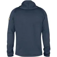 Fjällräven - Övik Fleece Hoodie M Navy för Unisex - Storlek M - Marinblå