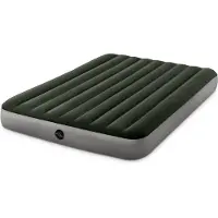 Intex Prestige Downy Luftmadras med Batteripumpe 152x203x25 cm