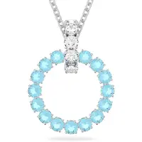 Swarovski Exalta Mode Mångsidig Vardaglig Rodiumpläterad Imitationskristall Halsband Damhalsband 5643751 Silver,F