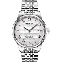 Tissot Le Locle Powermatic 80 Automatisk T006.407.11.033.00 T0064071103300 Herrklocka silver