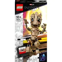 LEGO 76217 Marvel My Name is Groot, Marvel Toy och Baby Groot Minifigure, Guardians of the Galaxy 2 Movie, Kids Ages 10+