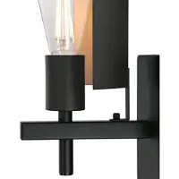 WESTINGHOUSE Vägglampa Sirino, dimbar, Svart, Vardagsrum / matsal, Metall, Vägglampa, vägglampa inomhus