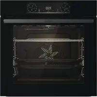 Gorenje Essential BOS6737E13BG - Ugn - med ångfunktion - inbyggd - fördjupning - bredd: 56 cm - djup: 55 cm - höjd: 59 cm - med självrengöring - Klass A - svart