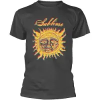 Ginza.se Sublime: Unisex T-Shirt/Yellow Sun (Charcoal Grey) (Large)