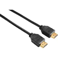 Hama Entry Line - Hög hastighet - HDMI-kabel med Ethernet - HDMI hane till HDMI hane - 1.5 m - skärmad - svart - stöd för 1080p