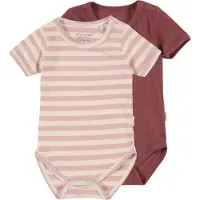 Minymo Sparkdräkt/body beige / gammalrosa / merlot