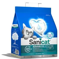 Sanicat Advanced Hygiene kattsand, 10 l, oparfymerad