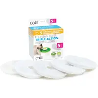 Catit Triple Action Fontänfilter 5 Bitar