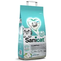 Sanicat Clumping White Cotton Fresh kattsand