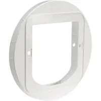 Sureflap Cat door rosette Monteringsadapter Vit 1 st
