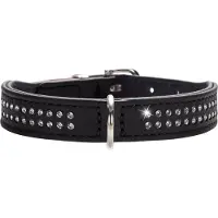 Hunter Dog Collar Diamond Petit Black XS 32 - 24-28cm