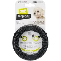 Ferplast Smile tuggring, svart XS: Ø8,5x1,7cm Hund