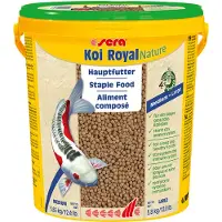 Sera Koi Royal Medium, Dammfisk, Torr fiskmat, Pellets, Vitamin A, Vitamin B1, Vitamin B2, Vitamin C, Vitamin D3, Vitamin E, Medium, 32,5%