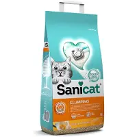 Sanicat Klumpande Vainille-Mandarine 8L Bentonit kattströ