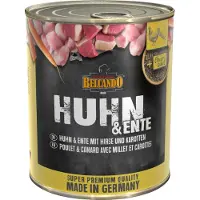 Belcando CHICKEN &amp; DUCK MED CHICKEN &amp; KÄRNORTER 800 g