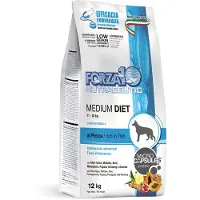 Forza10 Medium Diet med fisk allergivänligt torrfoder för vuxna medelstora hundar 12 kg