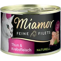 Miamor Feline Fillets Tonfisk- och krabbfiléer i egen sås 156 g