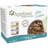 Applaws våtfoderburk multipack för unga katter 6 x 70 g