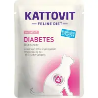 Kattovit Feline Diet Diabetes Lax 24 x 85 g