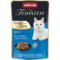 Animonda Vom Feinsten Adult 18 x 85 g - Fjäderfä & gråsejfilé