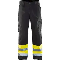 Blakläder Varselbyxa klass 1 Svart/Gul - C44